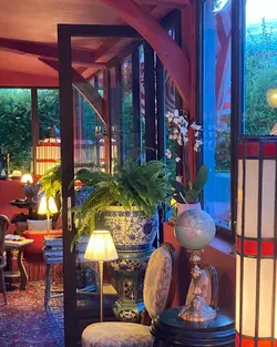 L'intérieur par une belle soirée d'été